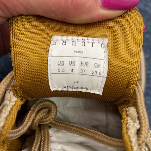NEW Sandro Paris Astro Sneakers - Picture 5 of 5
